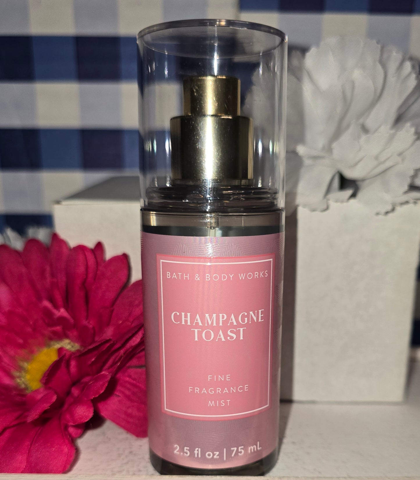 New Bath and Body Works Champagne Toast Travel Size Fine Fragrance Body Mist 2.5 fl oz