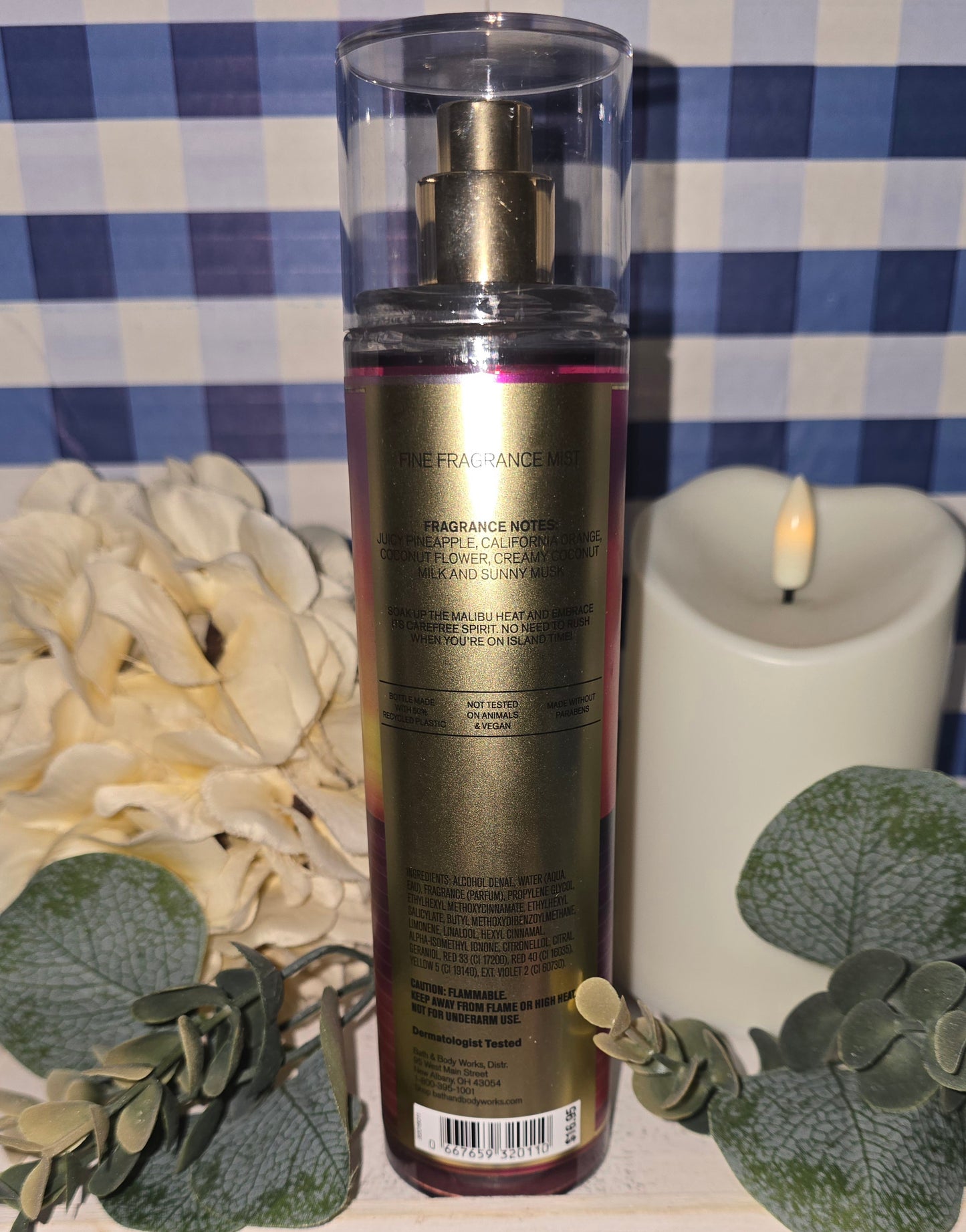 New Bath & Body Works Malibu Heat Body Mist, Body Spray, Hair Mist or Linen Spray