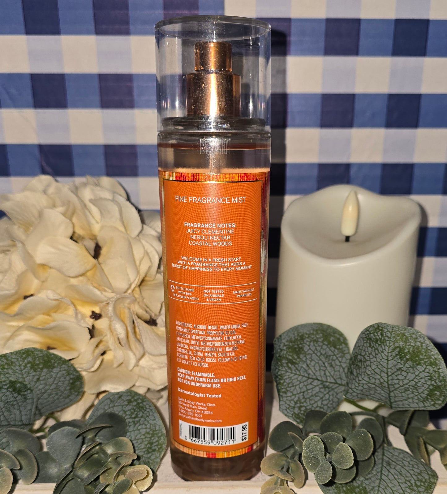 Bath And Body Works Calypso Clementine Body Spray, Body Mist, Hair Mist and Linen Spray
