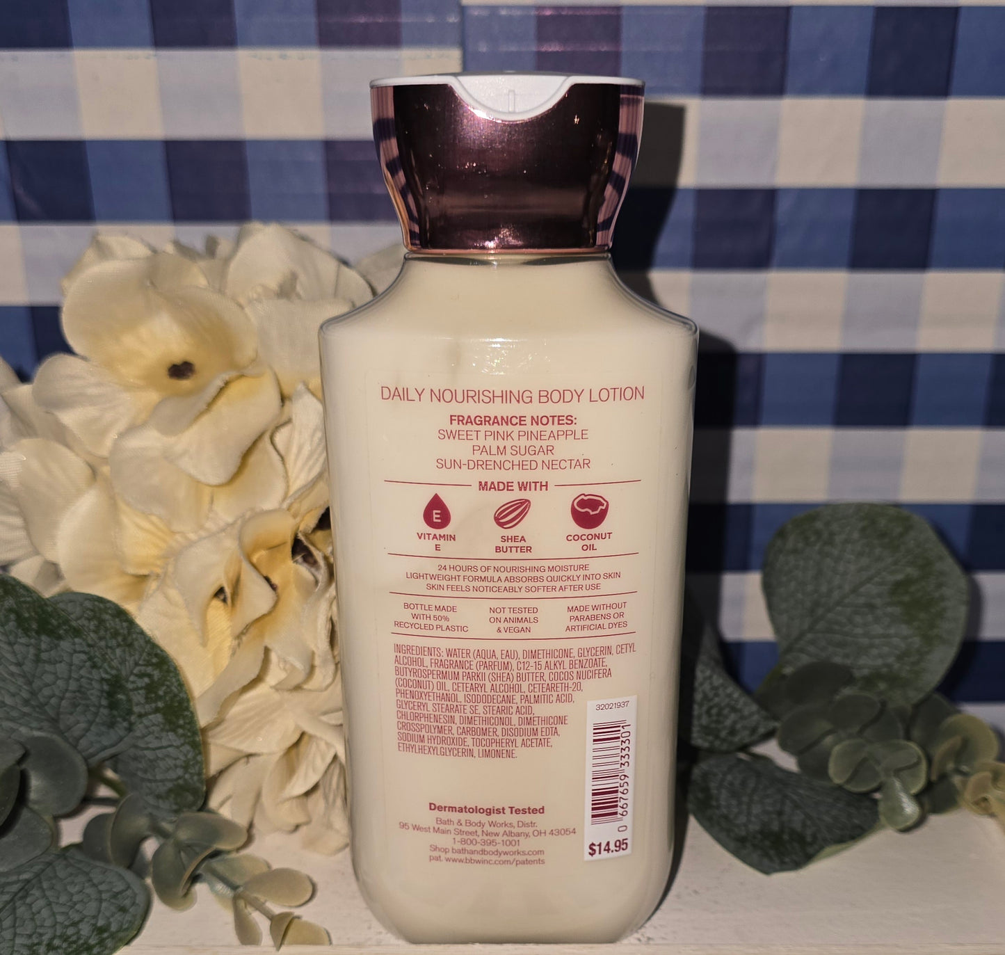 Bath and Body Works Costa Rica Pink Pineapple Sunrise Daily Nourishing Body Lotion