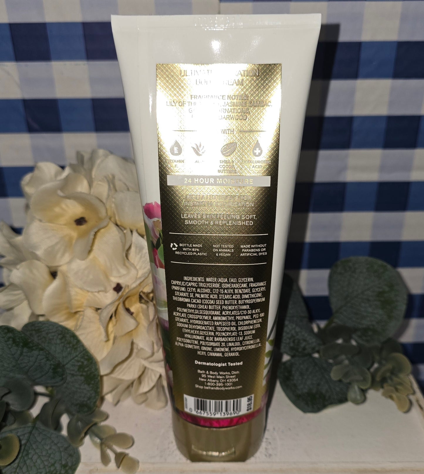 New Bath and Body Work Brightest Bloom Ultimate Hydration Body Cream 8 fl oz