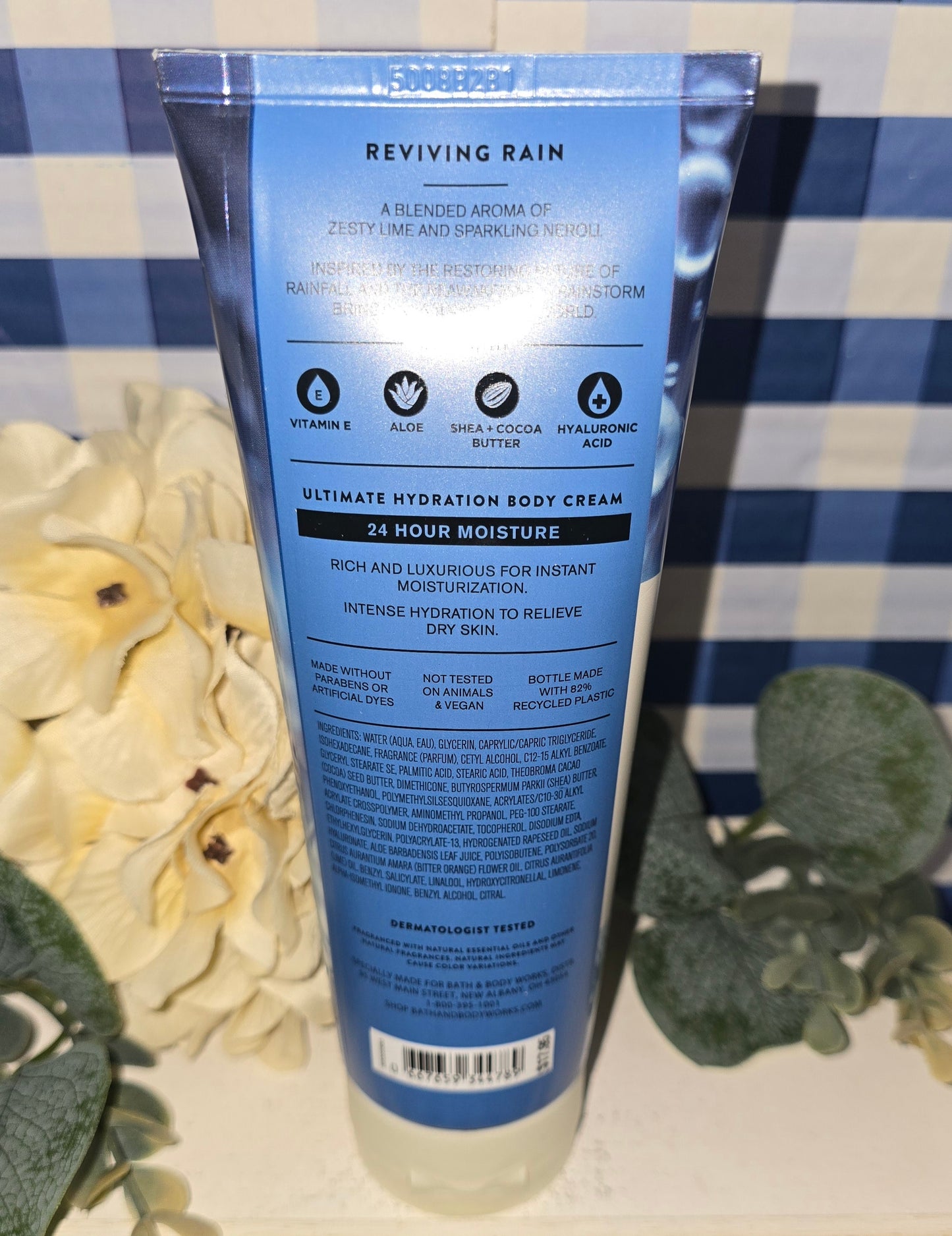 New Bath & Body Works Aromatherapy Reviving Rain Ultimate Hydration Body Cream 8 fl oz