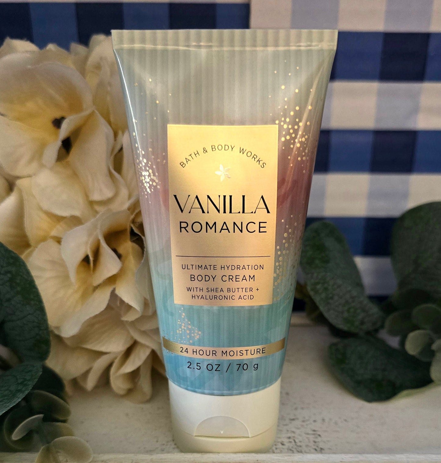 New Bath and Body Works Travel Size Vanilla Romance Body Cream/Moisturizer 2.5. fl oz