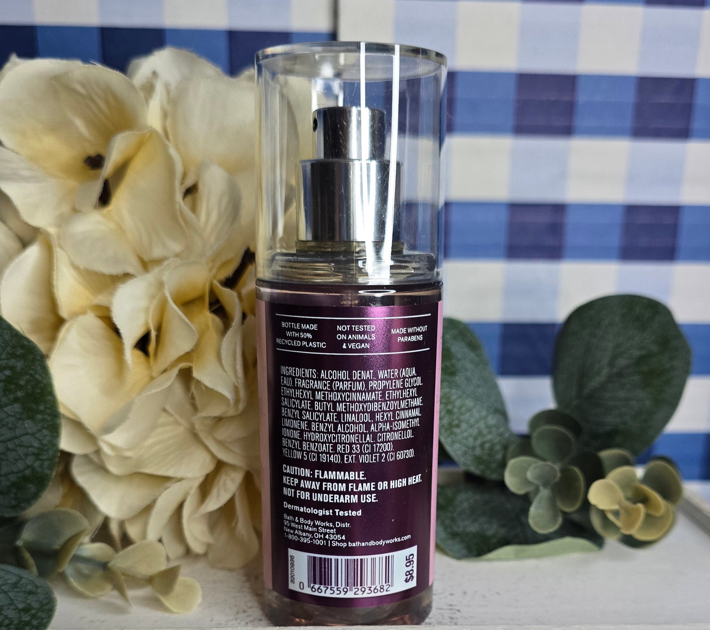 Bath And Body Works Travel Size Champagne Toast Body Spray, Body Mist and Hair Mist 2.5 fl oz