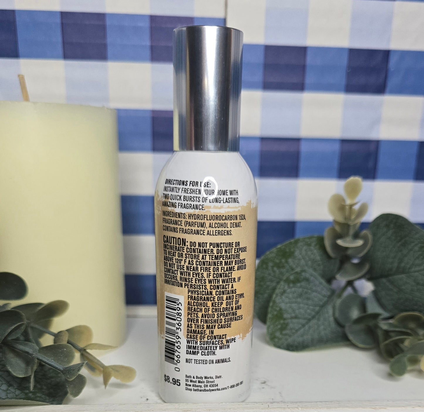 New White Barn Vanilla Suede Concentrated Room Spray, Home Fragrance