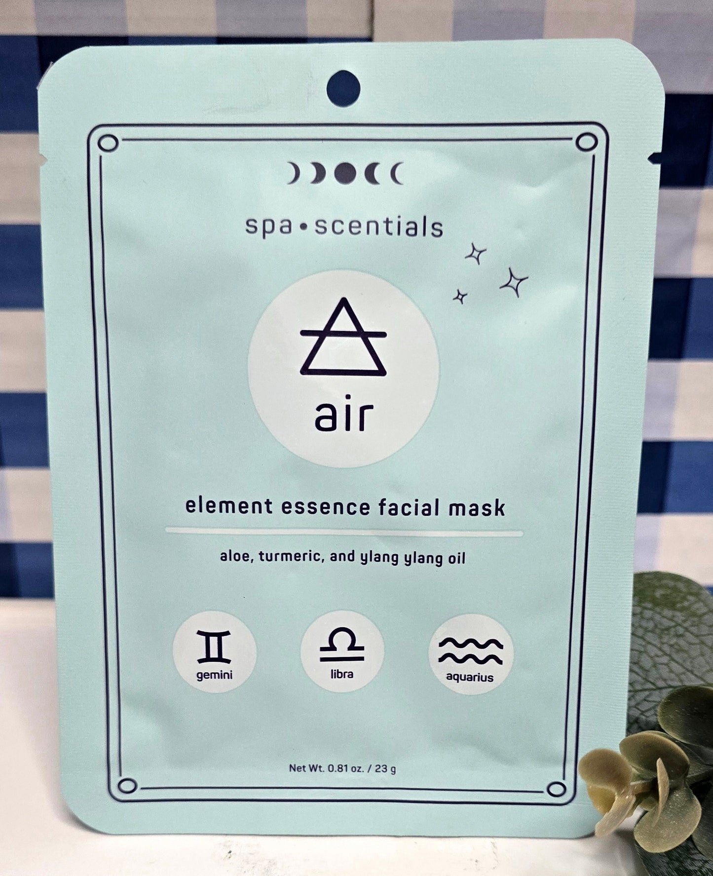 *New Spa.Scentials 3 Pack Element Essence Facial Mask (Air, Fire & Earth)
