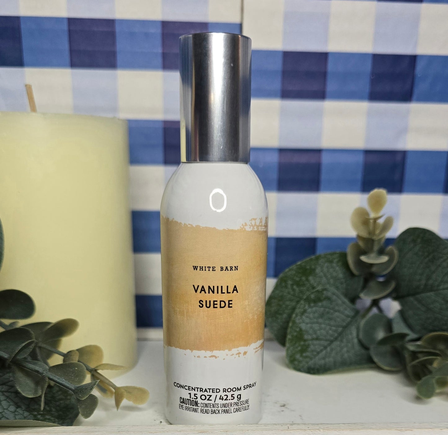 New White Barn Vanilla Suede Concentrated Room Spray, Home Fragrance