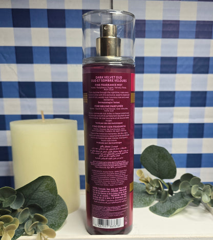 New Bath & Body Works Dark Velvet Oud Body Spray, Body Mist, Fine Fragrance Mist