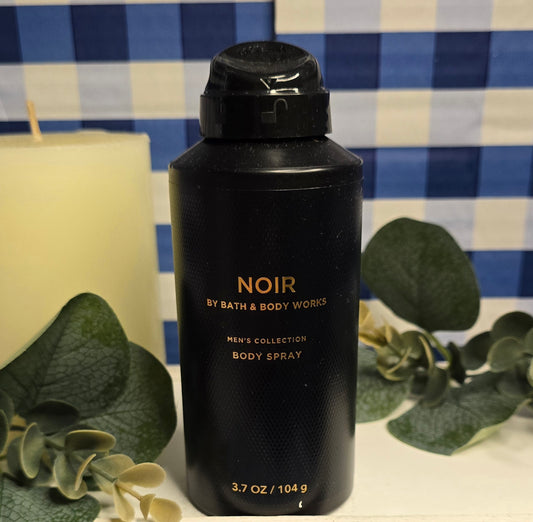 New Bath & Body Works Mens Collection Noir Body Spray 3.7 fl oz 