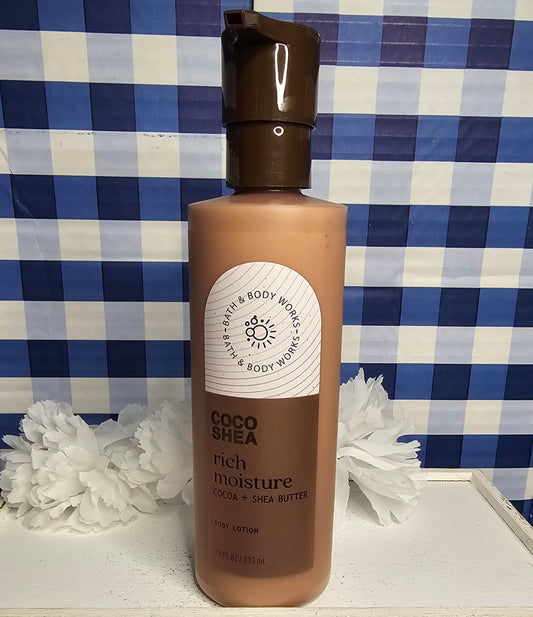 New Bath & Body Work Coco Shea Rich Moisture Body Lotion 8 fl oz