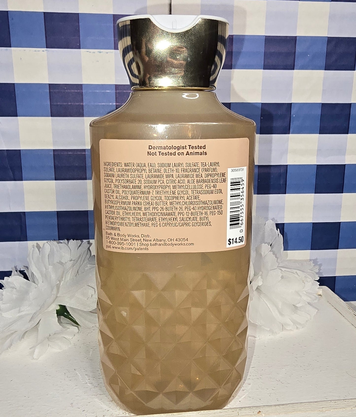 New Bath and Body Works Snowflakes and Cashmere Shower Gel 10 fl oz