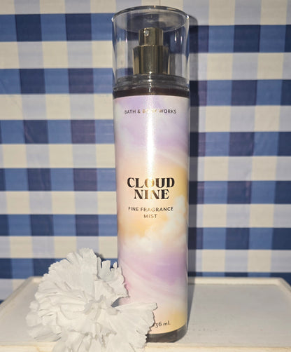 Bath And Body Works Cloud Nine Body Mist, Body Spray Hair Mist 8 fl oz