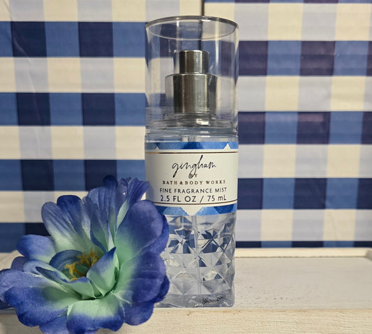 Bath and Body Works Travel Size Gingham Fine Fragrance Body Mist 2.5 fl oz