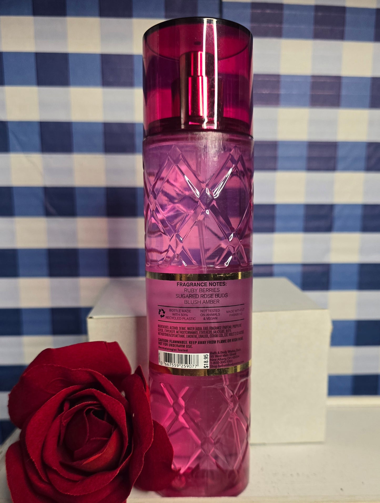 New Bath and Body Works COVERED IN ROSES Body Mist, Body Spray, Hair Mist 8 fl oz