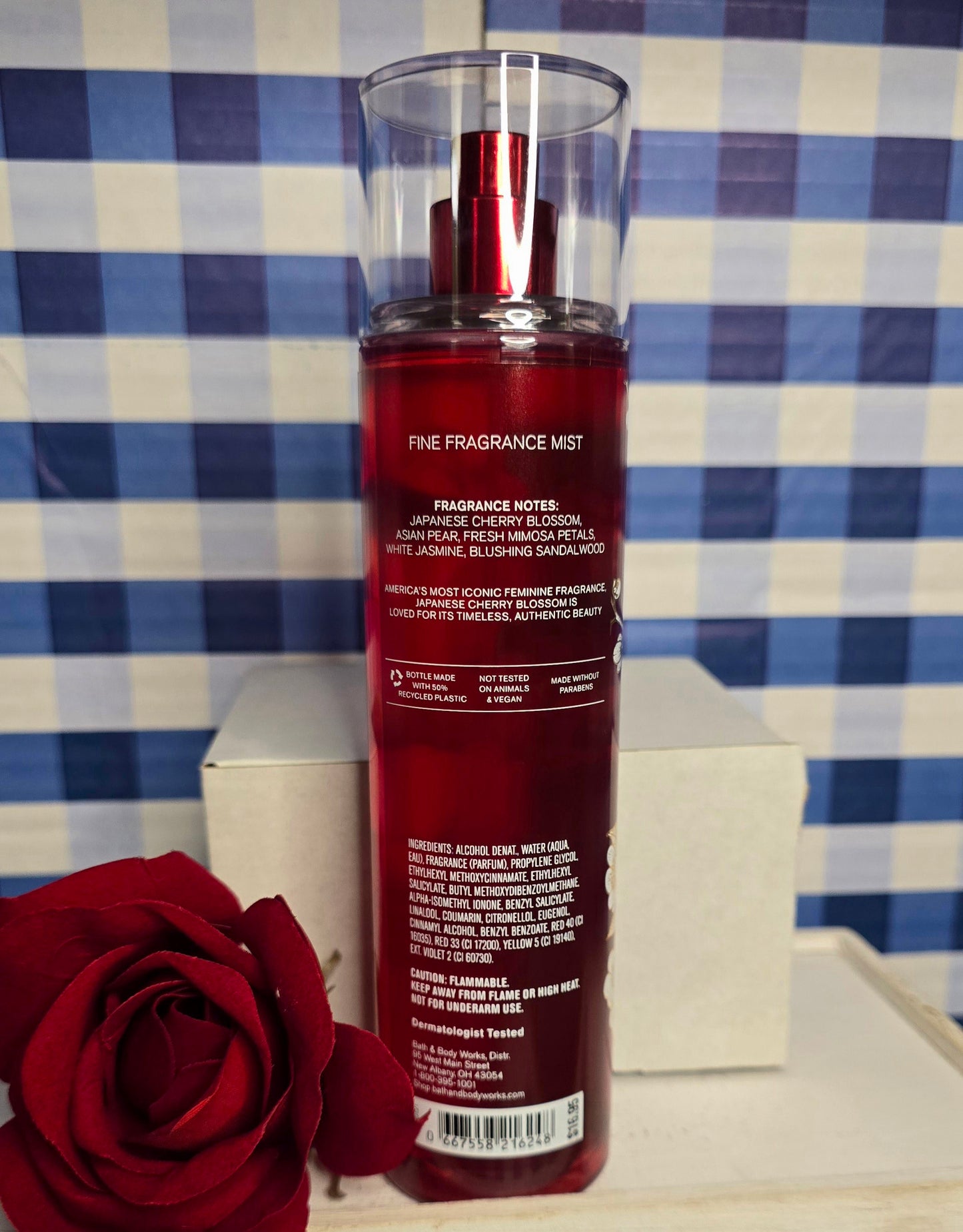 New Bath and Body Works Japanese Cherry Blossom Fine Fragrance Body Mist 8 fl oz