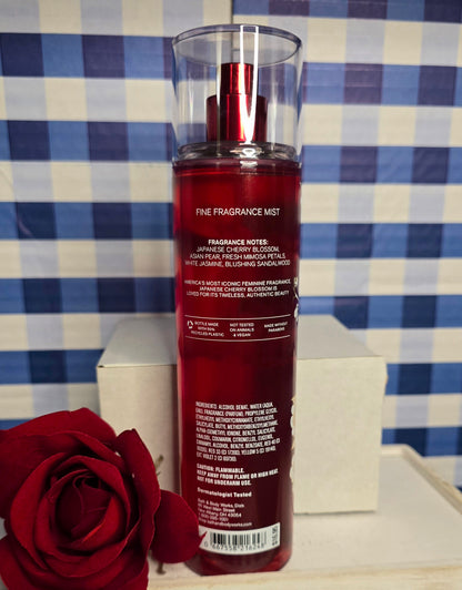 New Bath and Body Works Japanese Cherry Blossom Fine Fragrance Body Mist 8 fl oz