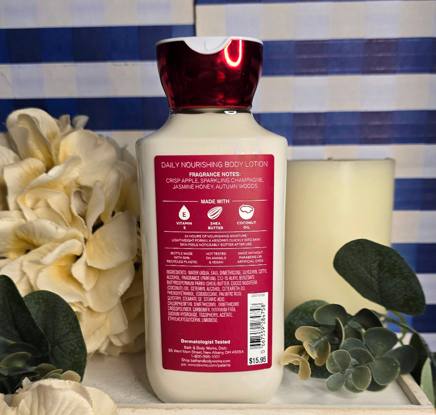 New Bath an Body Works Champagne Apple And Honey Daily Nourishing Body Lotion