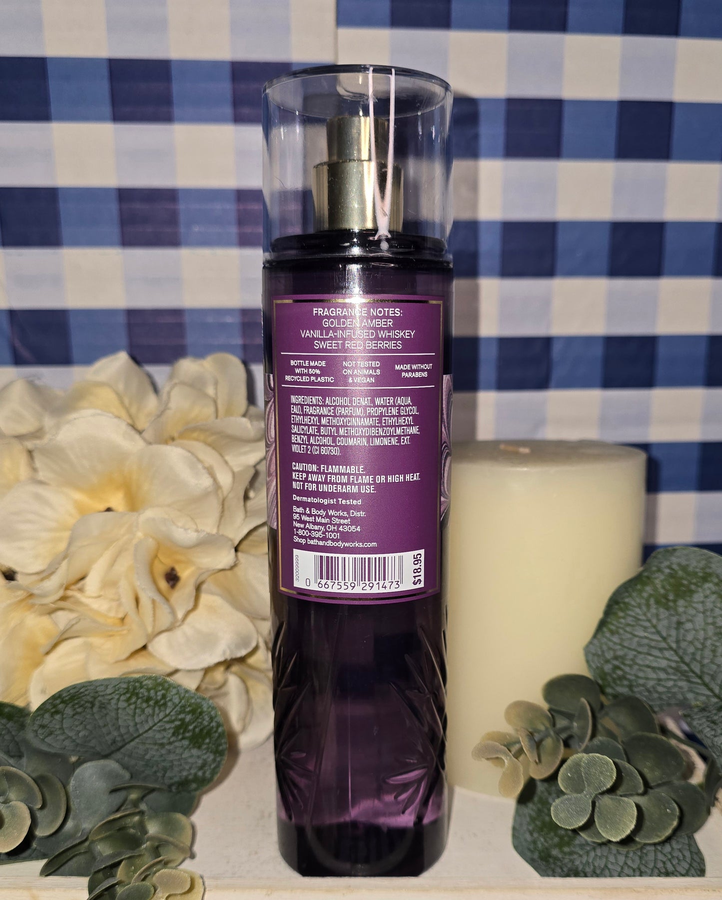 Bath & Body Works Sweet Whiskey Fine Fragrance Body Mist Body Spray 8 oz