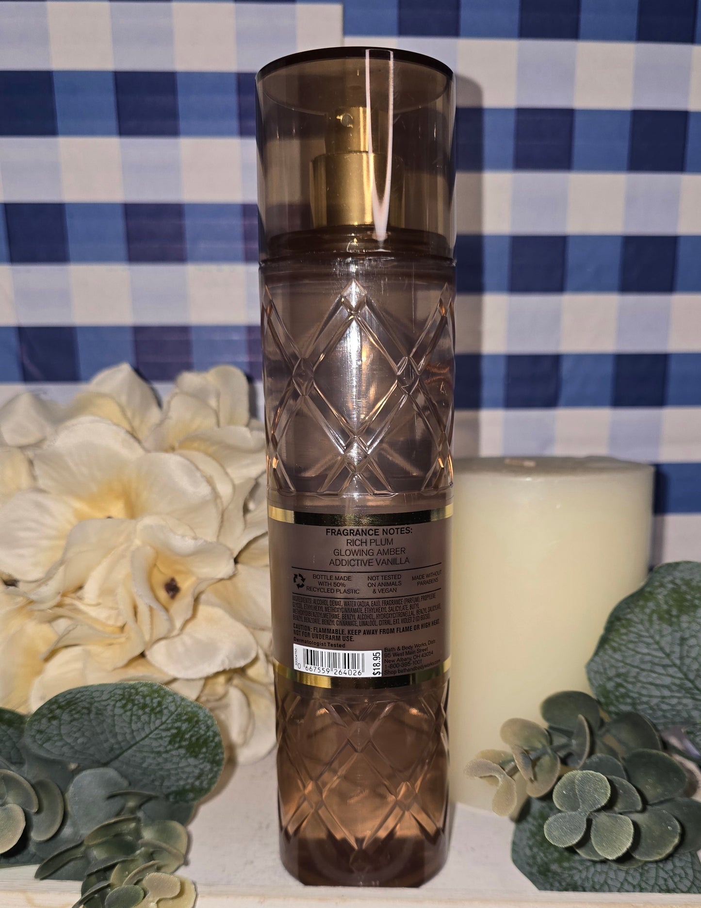 Bath & Body Works VIVA VANILLA Fine Fragrance Body Mist Body Spray 8 oz