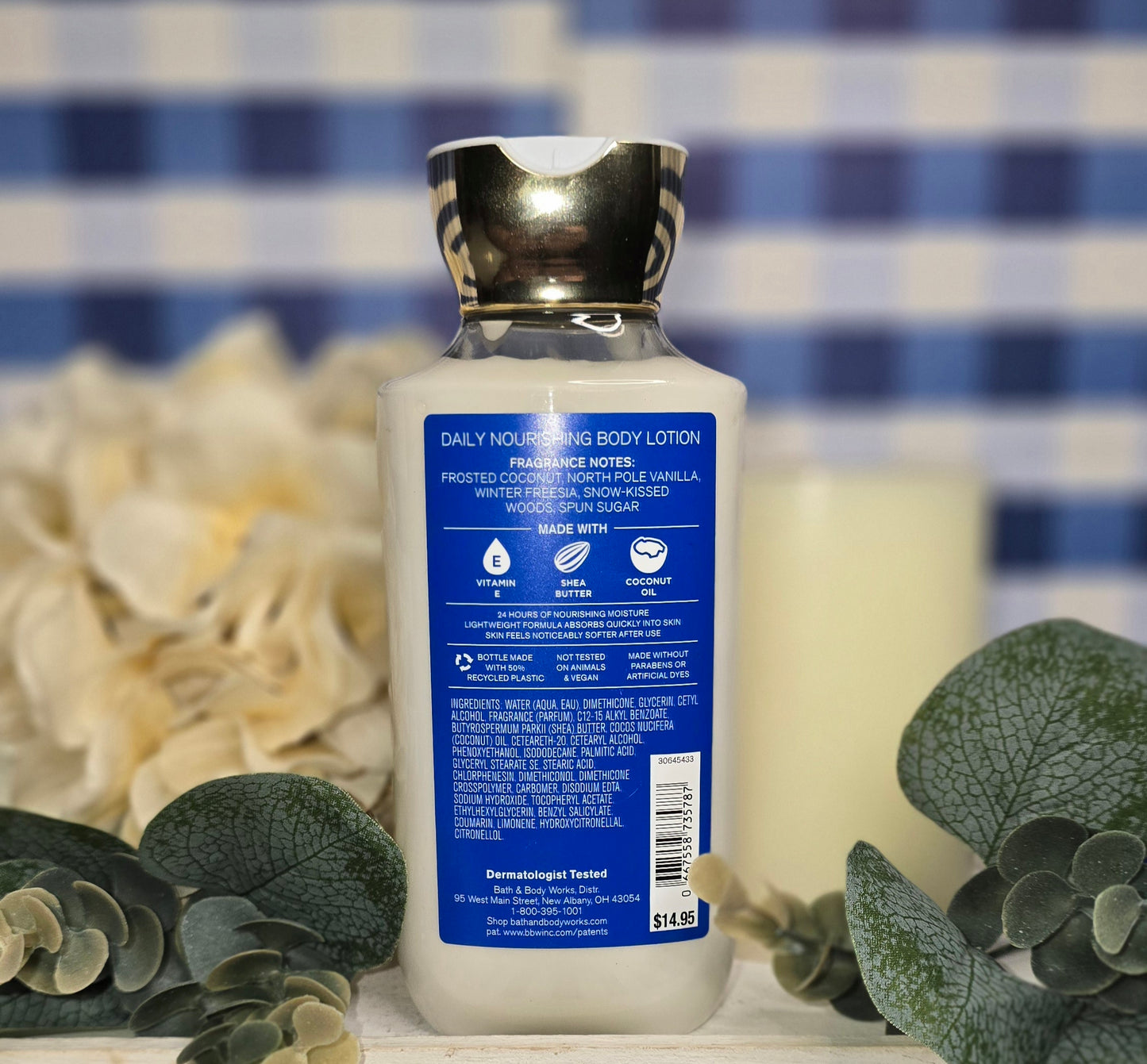 Bath And Body Works Frosted Coconut Snowball Daily Nourishing Body Lotion 8 fl oz