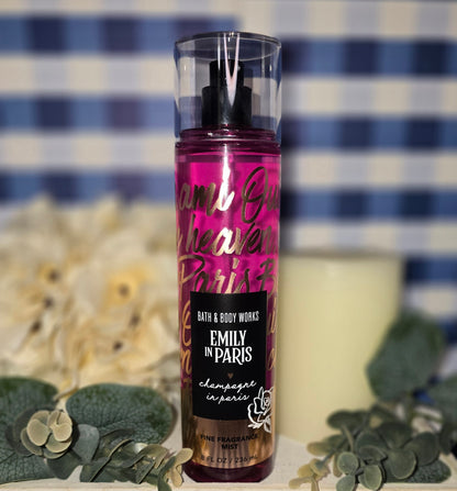 New Bath and Body Work Emily In Paris - Champagne In Paris - Body Spray, Body Mist, Hair Mist, Linen Spray