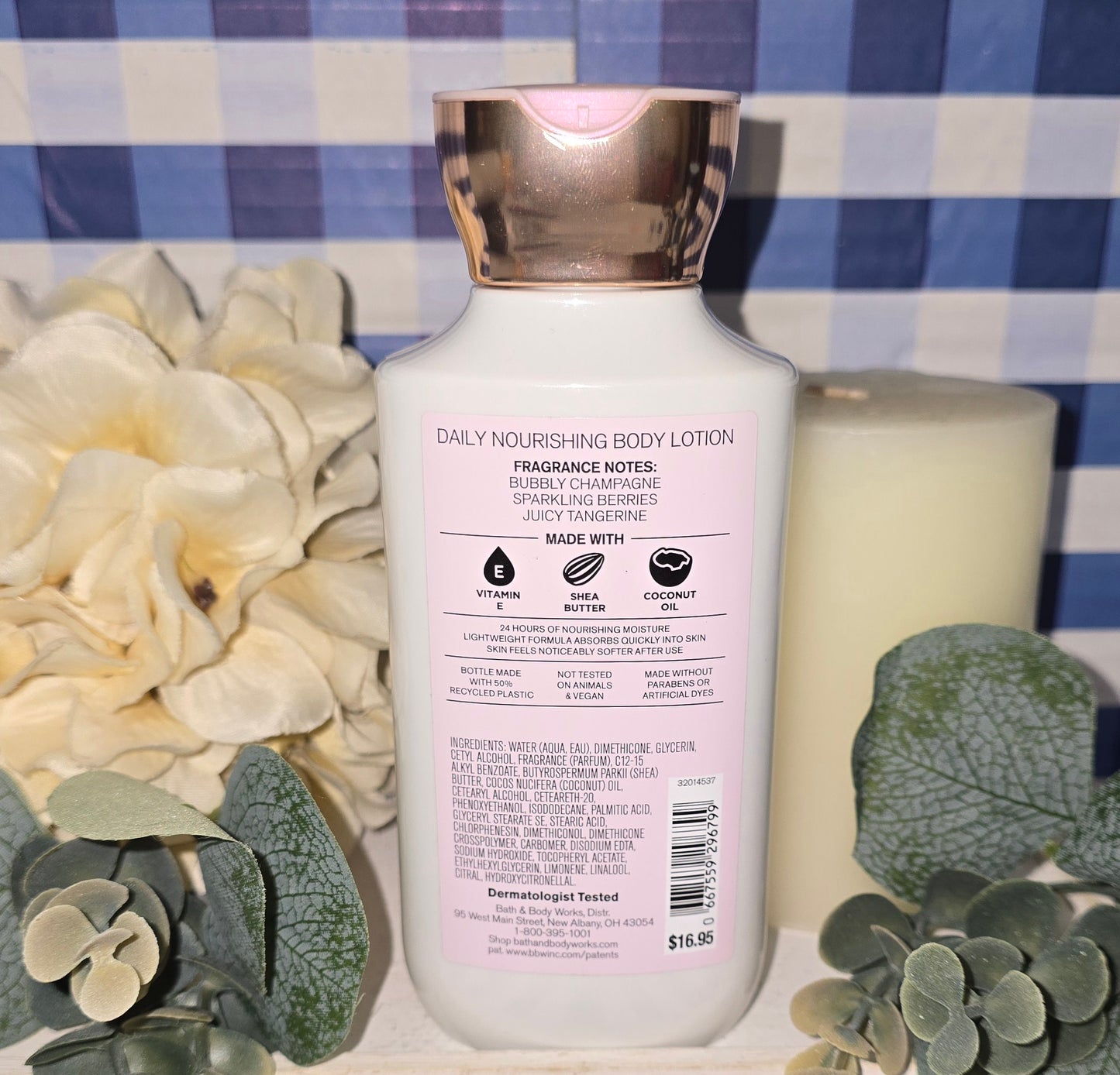 Bath & Body Works Champagne Toast Body Lotion - 24 Hour Moisturizing and Nourishing