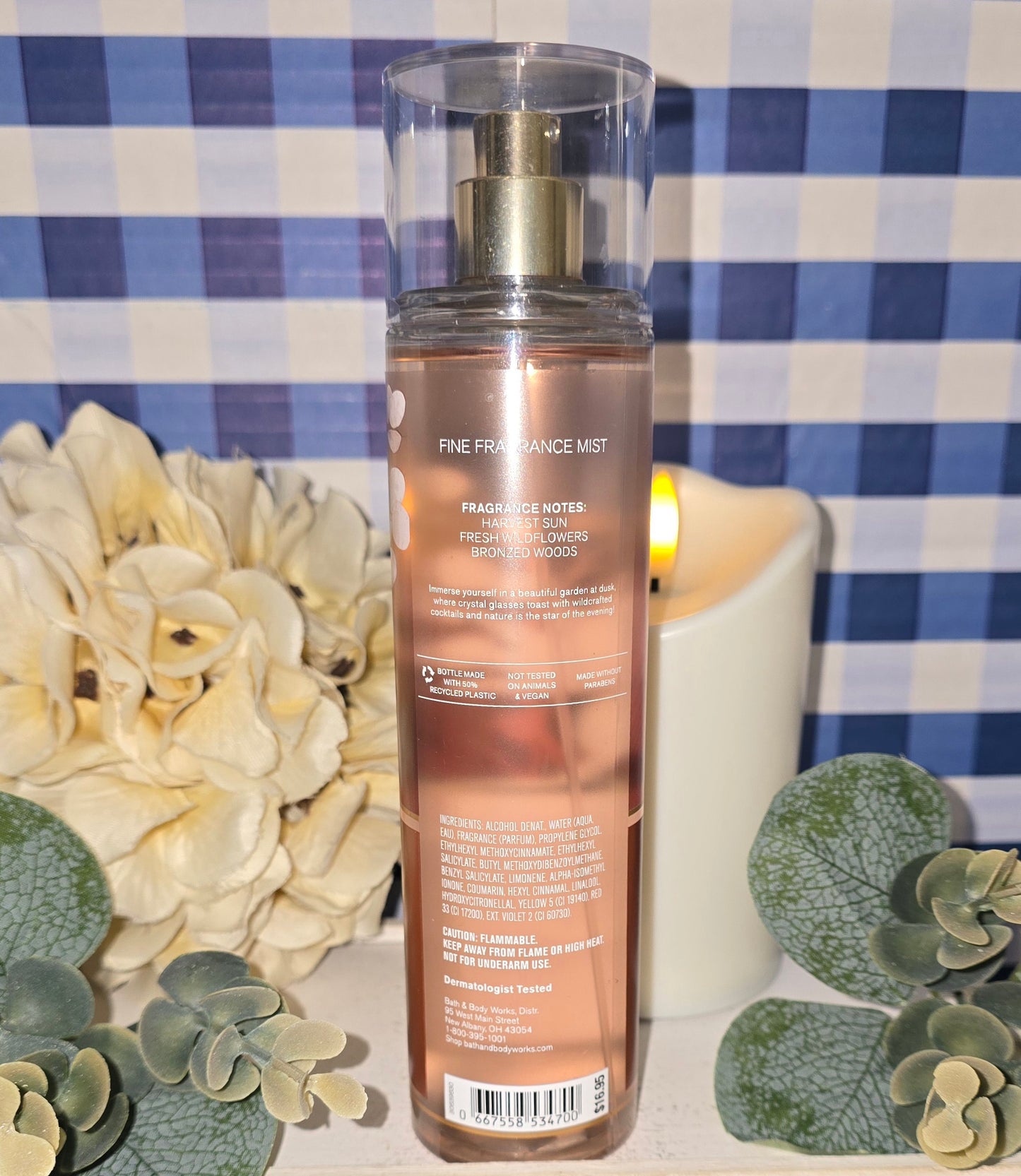 New Bath and Body Works Copper Fields Fragrance Body Mist, Body Spray, Hair Mist,  Linen Spray 8 fl oz