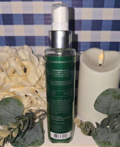 Bath & Body Works Vanilla Bean Noel Shimmer Body Mist, Body Spray 4.9 fl oz