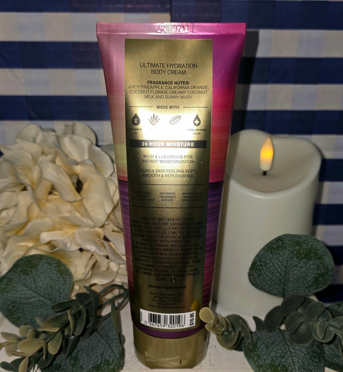 New Bath & Body Works Malibu Heat Ultimate Hydration Body Cream 8 fl oz