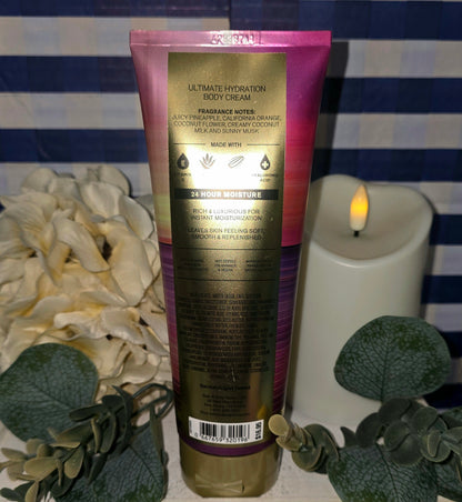 New Bath & Body Works Malibu Heat Ultimate Hydration Body Cream 8 fl oz