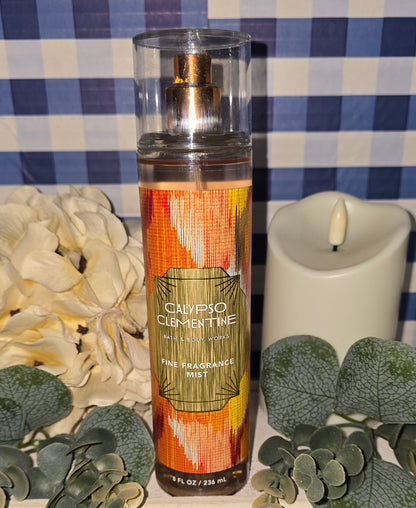 Bath And Body Works Calypso Clementine Body Spray, Body Mist, Hair Mist and Linen Spray