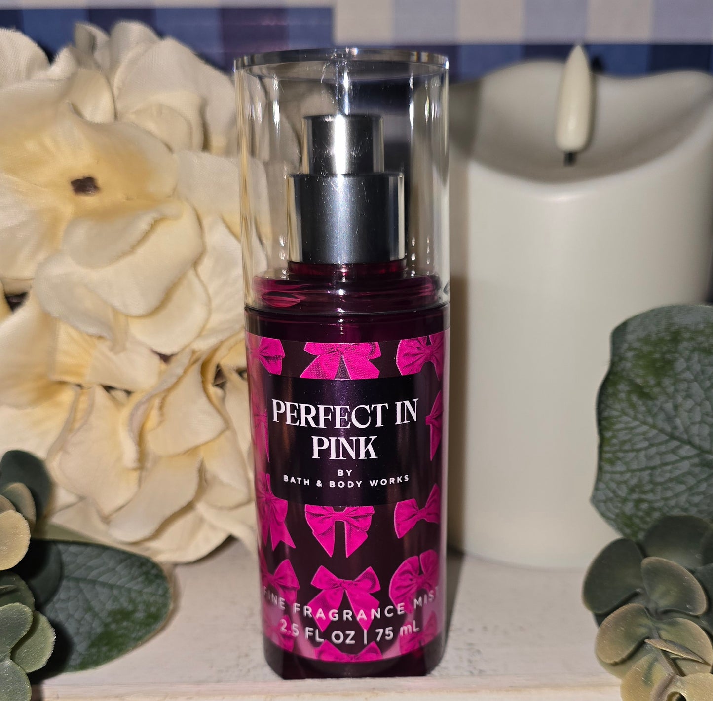 New Bath and Body Works Perfect In Pink Travel Size Body Mist, Body Spray, Hair Mist