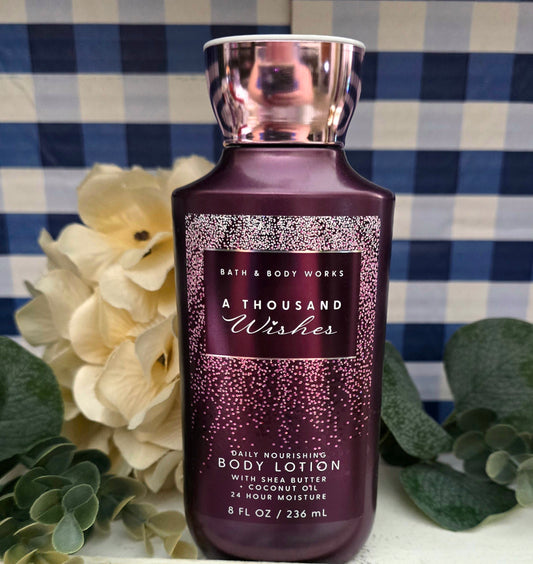 New Bath and Body Works A Thousand Wishes Daily Nourishing Body Lotion 8 fl oz