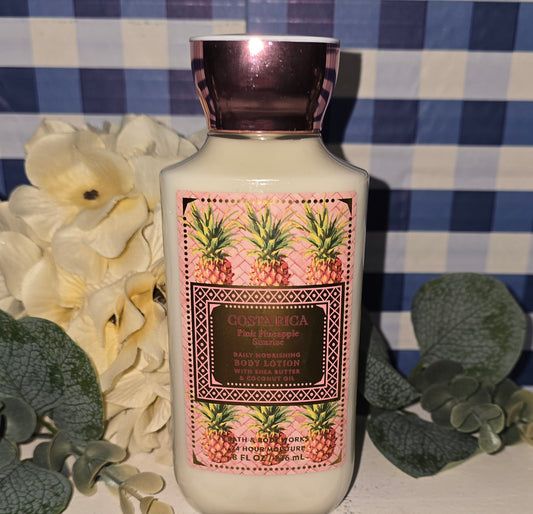 Bath and Body Works Costa Rica Pink Pineapple Sunrise Daily Nourishing Body Lotion.