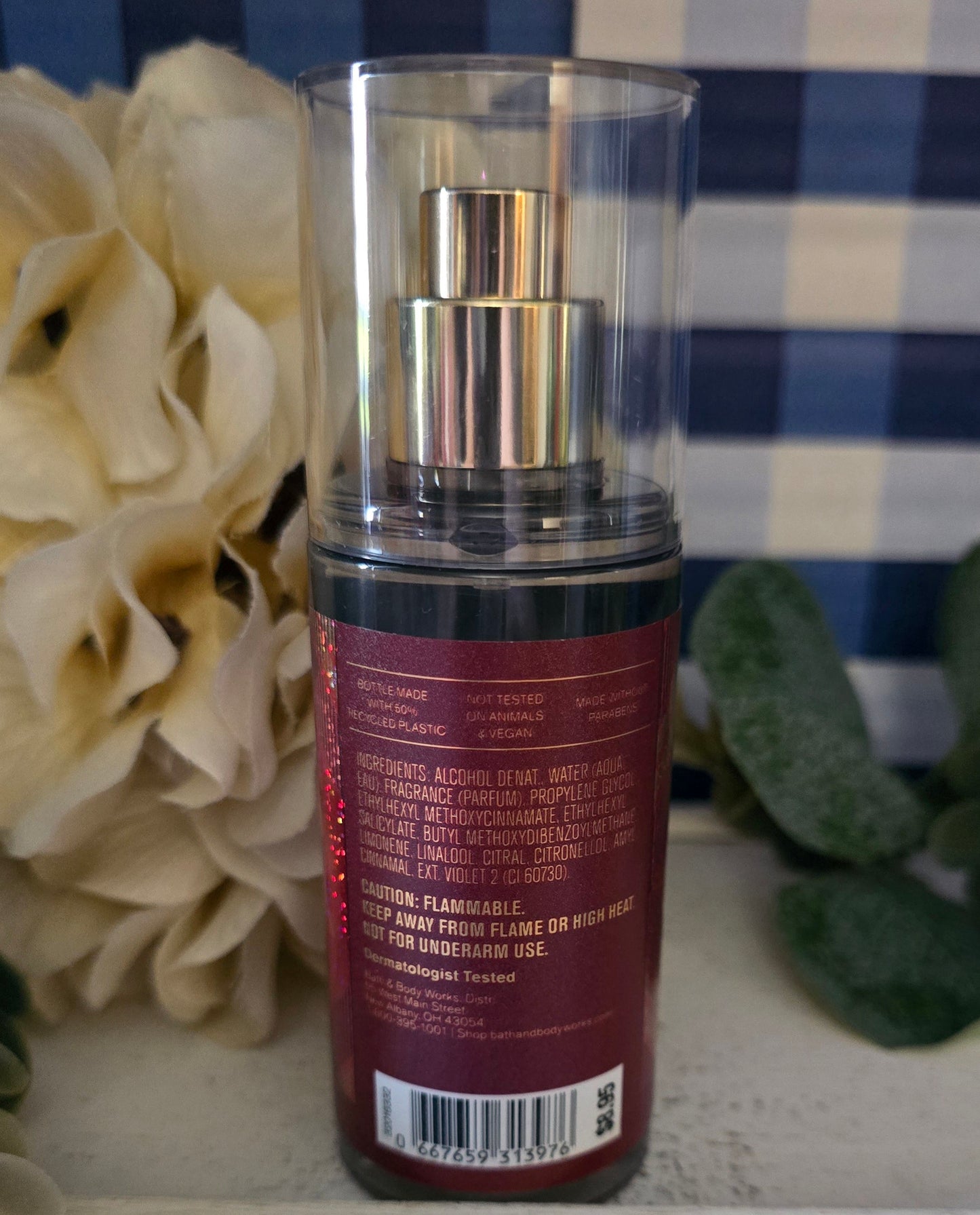 New Bath and Body Works Bright Christmas Morning Travel Size Body Mist, Body Spray, Hair Mist