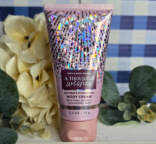 Bath & Body Works A Thousand Wishes Body Cream Travel Size 2.5 fl oz