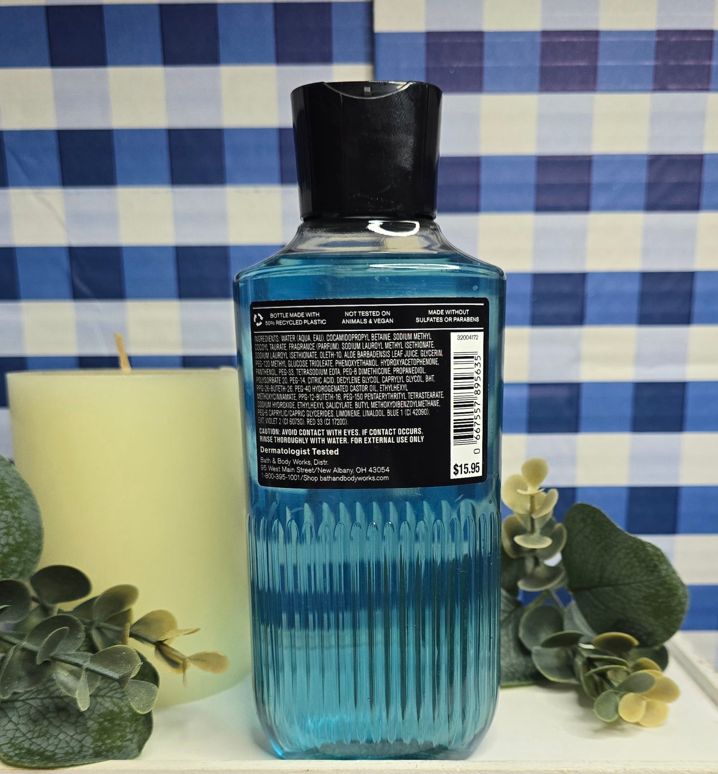 Bath & Body Works Men's Collection Ocean 3-In-1 Hair, Face and Body Wash 10 fl oz.