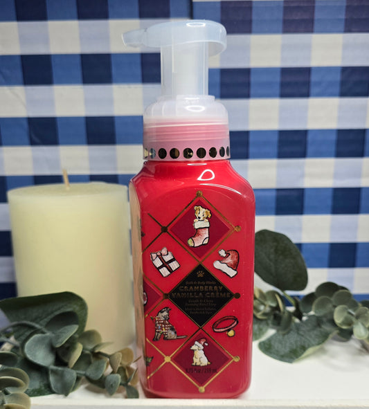 Bath & Body Works Cranberry Vanilla Creme Gentle and Clean Foaming Hand Soap