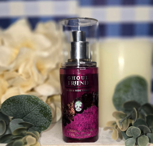 New Bath and Body Works Halloween Travel Size Ghoul Friend Fine Fragrance, Body Mist/Body Spray