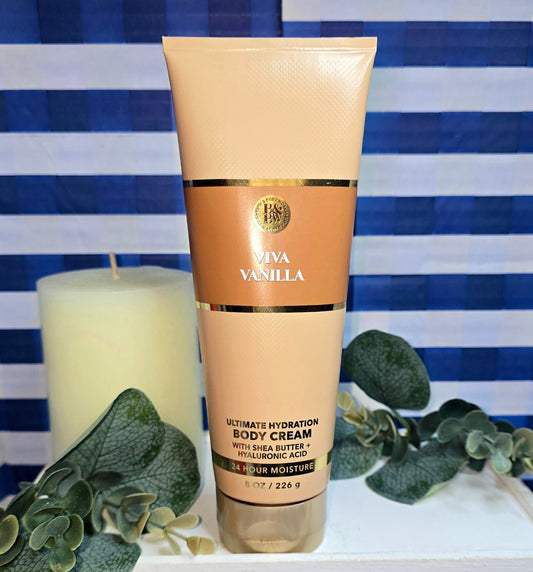 New Bath & Body Works VIVA VANILLA Body Cream - Ultimate Hydration 