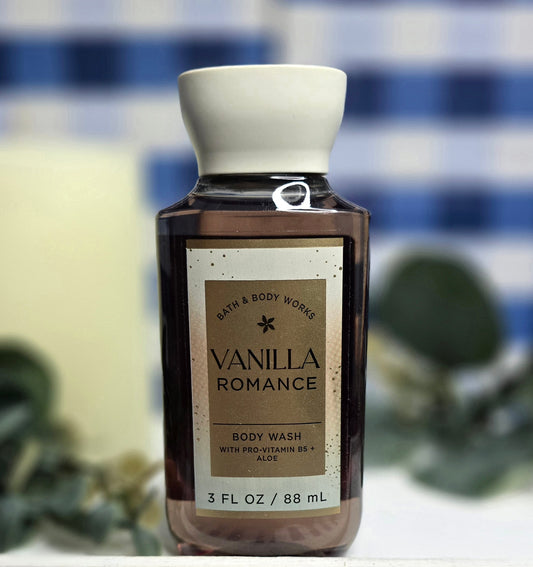 Bath & Body Works Vanilla Romance Body Wash - Travel Size 3 fl oz