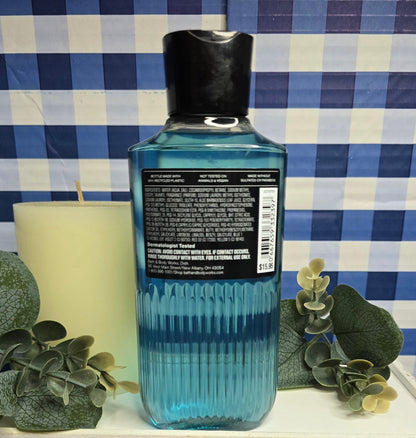 New Bath & Body Works Men's Collection Atlantic 3-In-1 Hair, Face and Body Wash 10 fl oz.
