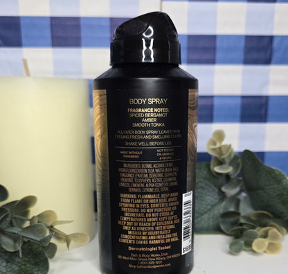 New Bath & Body Works Mens Collection After Dark Body Spray 3.7 fl oz