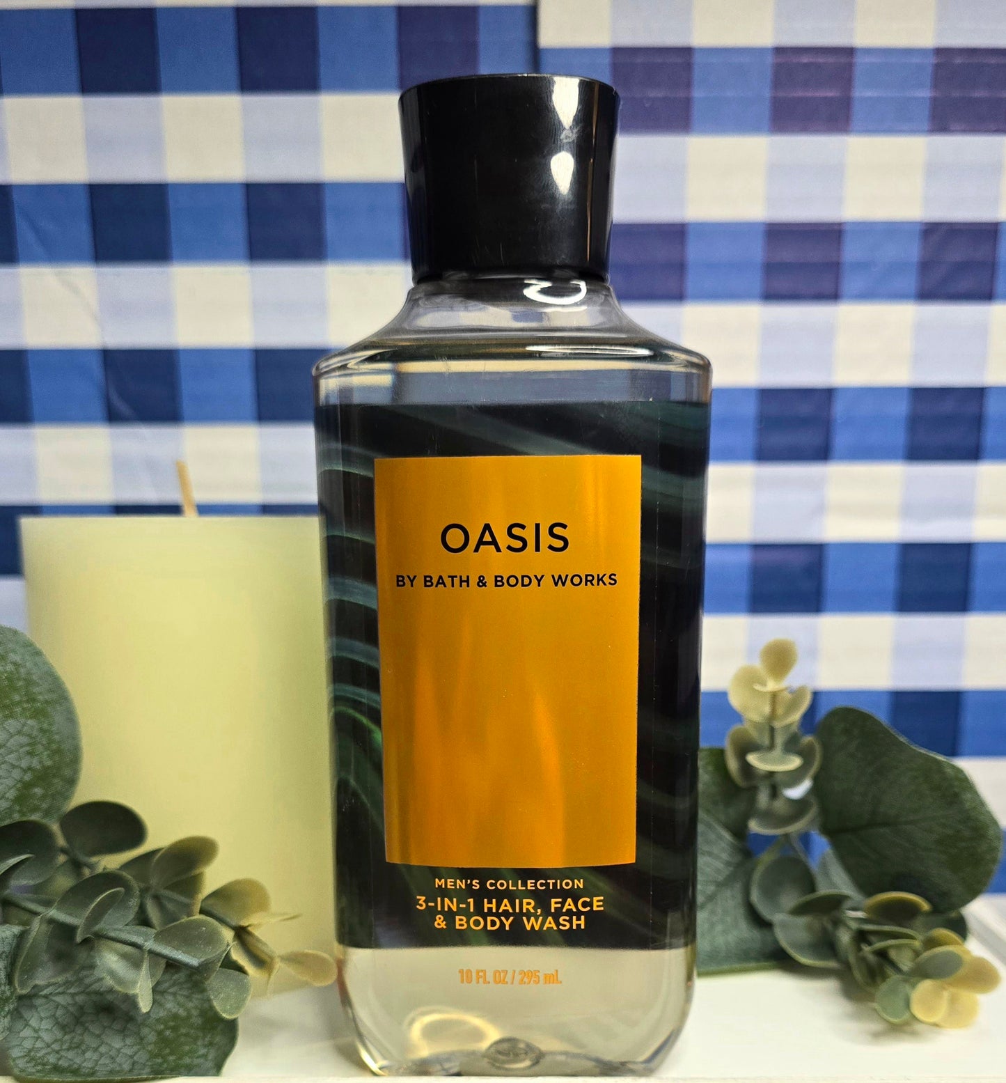 New Bath and Body Works Men's Collection Oasis 3-In-1 Hair, Face and Body Wash 10 fl oz.