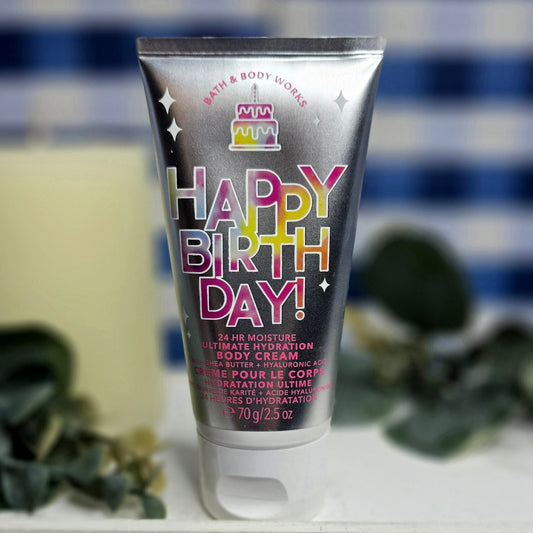 New Bath & Body Works Happy Birthday Body Cream - Travel Size Moisturizer 2.5 oz