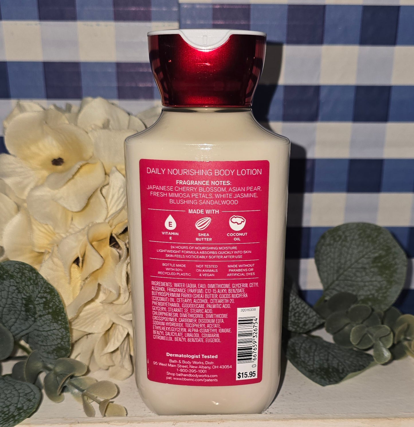Bath & Body Works Japanese Cherry Blossom Body Lotion Nourishing and Moisturizing 8 fl oz