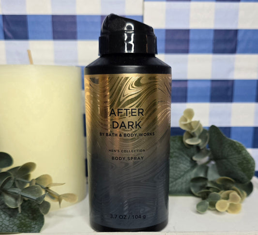 New Bath & Body Works Mens Collection After Dark Body Spray 3.7 fl oz